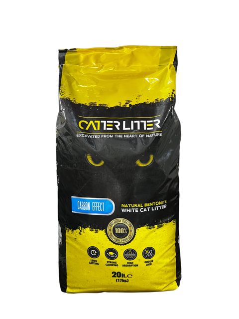 Doldurucu pişik tualeti üçün qum Catter Litter Carbon Effect, 20L — Bakı