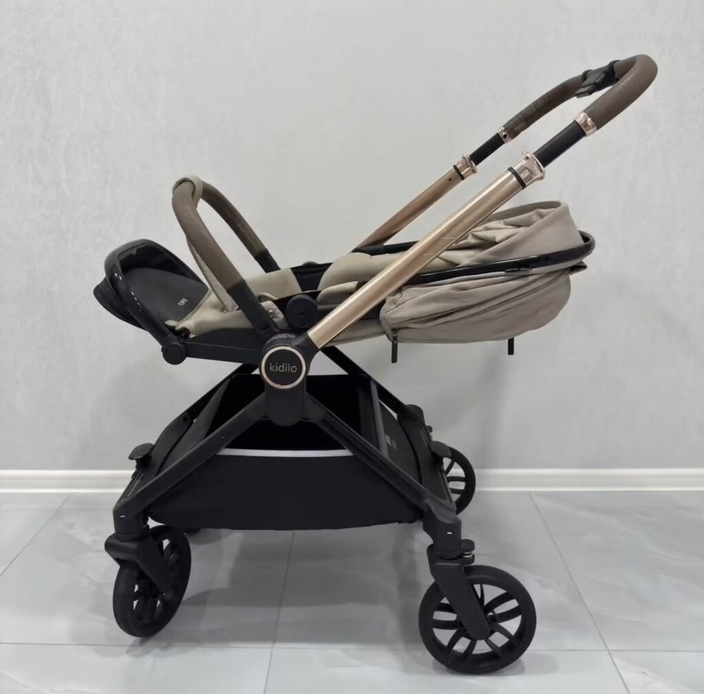 Kidilo uşaq arabası Model D900 – kompakt şassi və tam yığılan oturacaq — Arabalalar, Bakı (2)