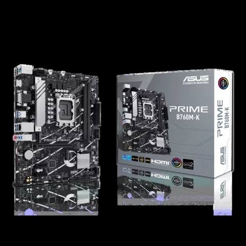 ASUS prıme B760M-K (90MB1FI0-M1EAY0) – Intel B760, LGA1700, DDR5 — Bakı