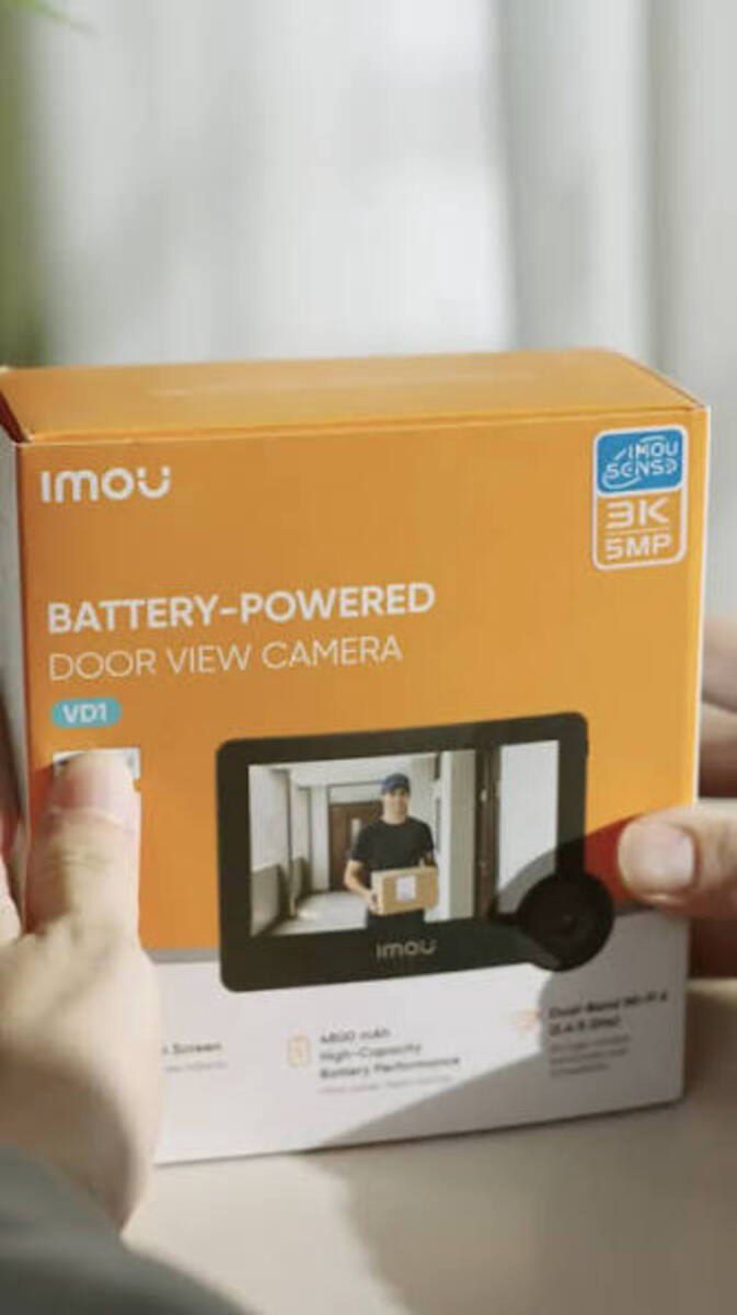 WiFi Qapı Kamerası 5MP Smart Qapı Gözlüyü Imou VD1 — Ağıllı ev və təhlükəsizlik, Bakı (2)
