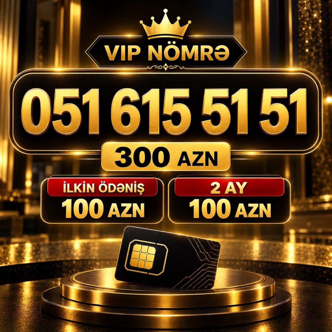 Azercell nömrə – (051) 615-51-51 — Sim kartlar, Bakı (2)