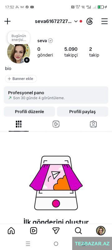 Instagram hesabı — Oyunlar, konsollər və proqramlar, Bakı