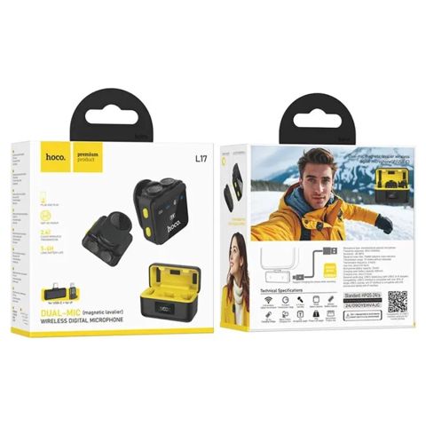 Hoco L17 Simsiz Mikrofon Hoco L17 mobil telefonlar üçün nəzərdə — 70 ₼ · Bakı · Digər Hoco L17 Simsiz Mikrofon Hoco L17 mobil telefonlar üçün nəzərdə — Bakı