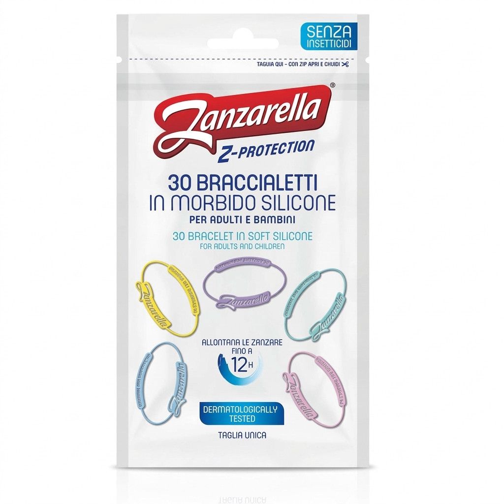 Ağcaqanadlara qarşı ətirli qolbaqlar Zanzarella Z-Protection, 30 əd — Mallar, Bakı