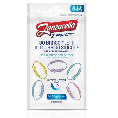 Ağcaqanadlara qarşı ətirli qolbaqlar Zanzarella Z-Protection, 30 əd — Bakı
