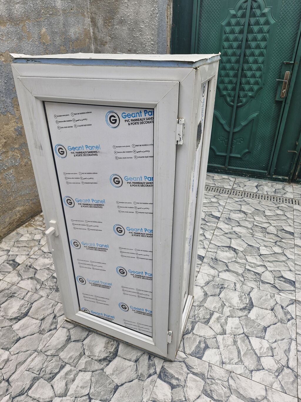 PVC qapı dəsti - Material: PVC profil (Skypen S-60), iç paneli Geant — Pəncərələr, qapılar, balkonlar, Masazır (2)