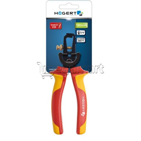 Kəlbətin Naqil soyma üçün izolyasiyalı kəlbətin, 160 mm, 1000 V Högert HT1P931 — Bakı