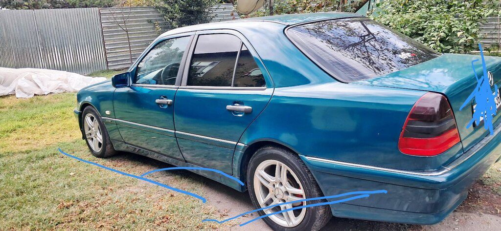 Mercedes C 180, 1.8 L, 1997 il, 250 000 km — Avtomobillər, Qəbələ (4)