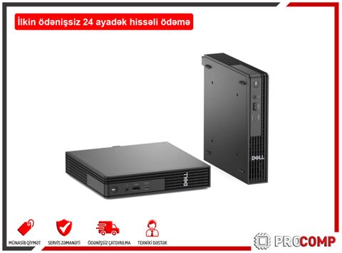 Mini PC Dell Pro Micro QCM1250 BTO107_QCM1250_EMEA_UBU — Bakı