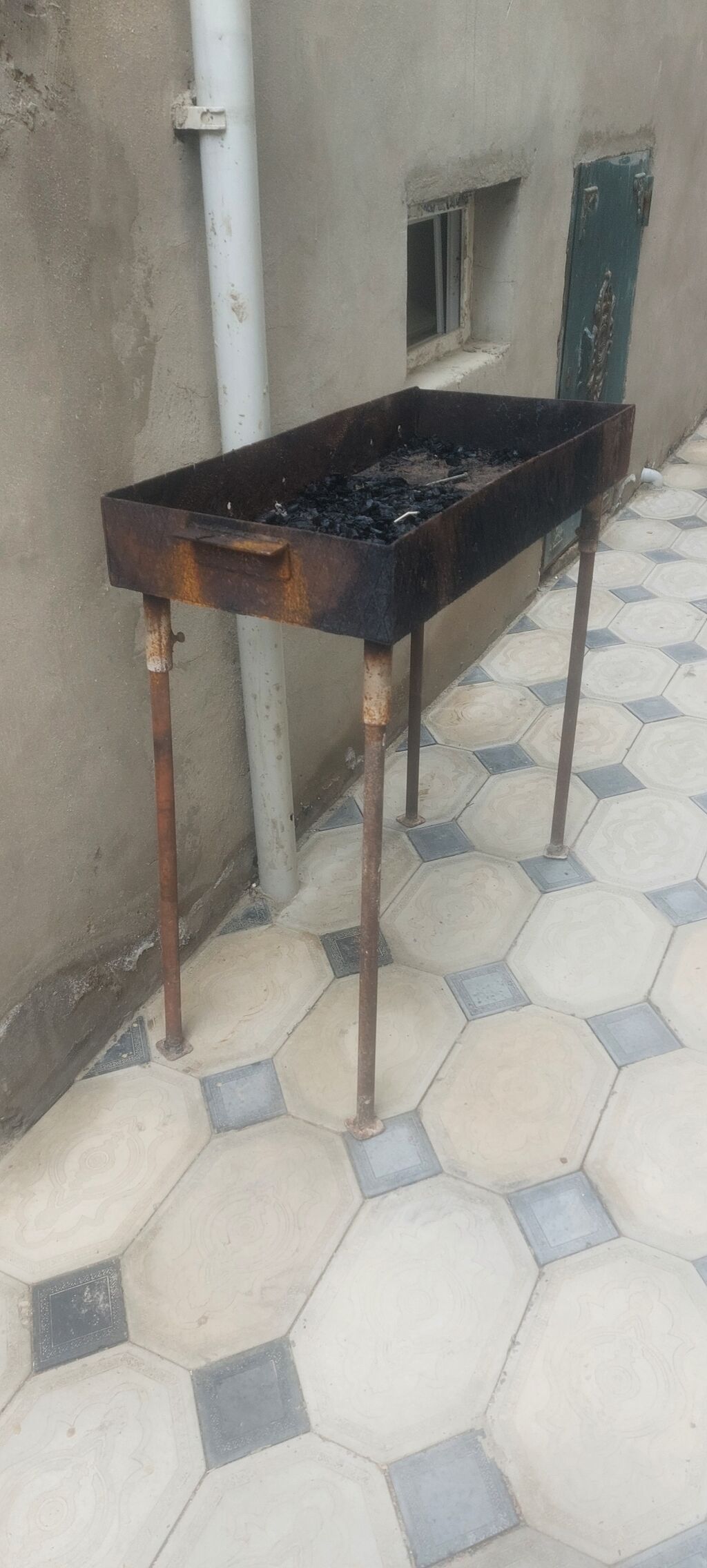 Metall mangal/şamdan ocağı - Material: qalın metall sac — Mangal və aksesuarları, Bakı (2)