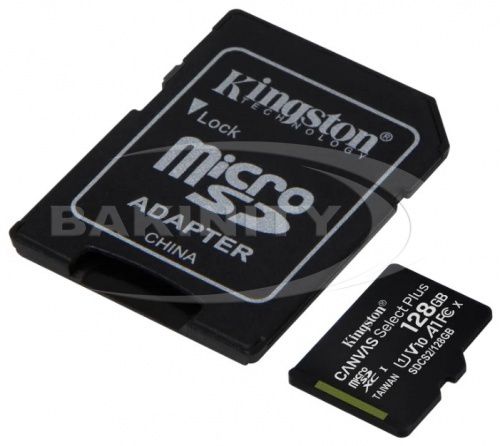 Yaddaş kartı Kingston microSDXC SDCS2/128GB — Yaddaş kartları, Bakı