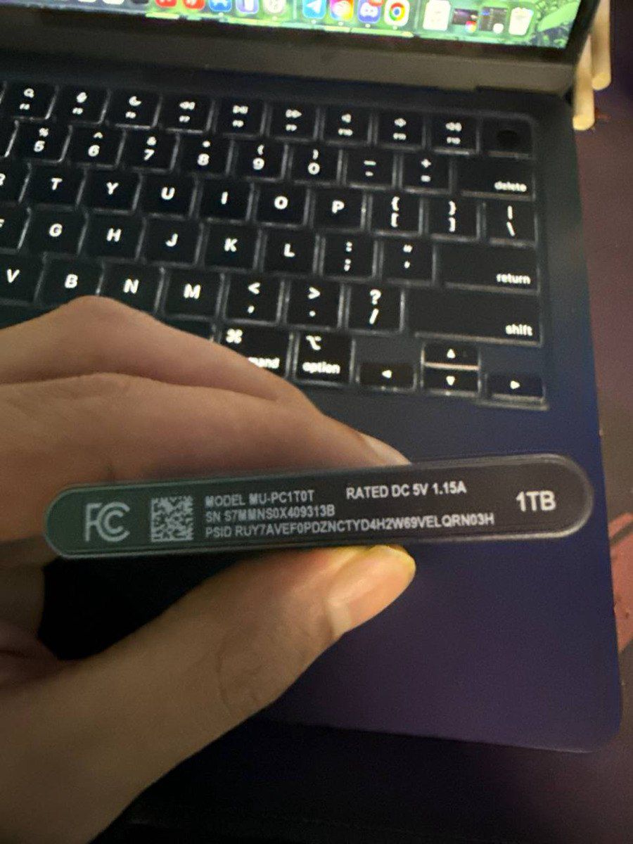 Xarici SSD Samsung T7 1TB Portable — Kompüterlər və noutbuklar, Bakı (3)