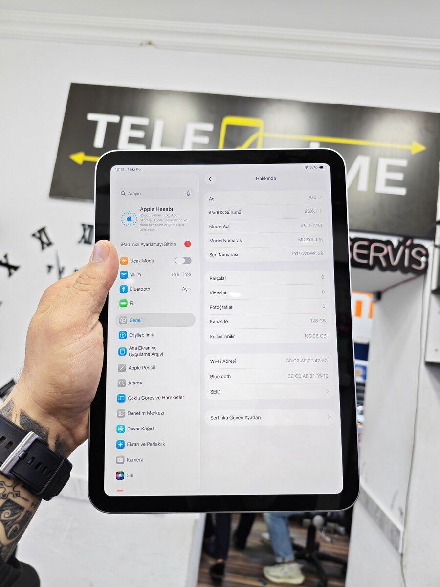 Apple iPad A16 Wifi 128GB — Planshetlər, Bakı (3)