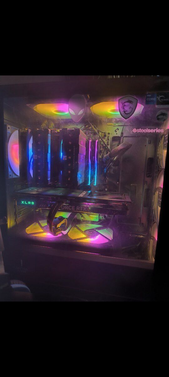 RTX 4070 super 12GB + i7-12700KF Gaming PC — Masaüstü kompüterlər, Bakı (3)
