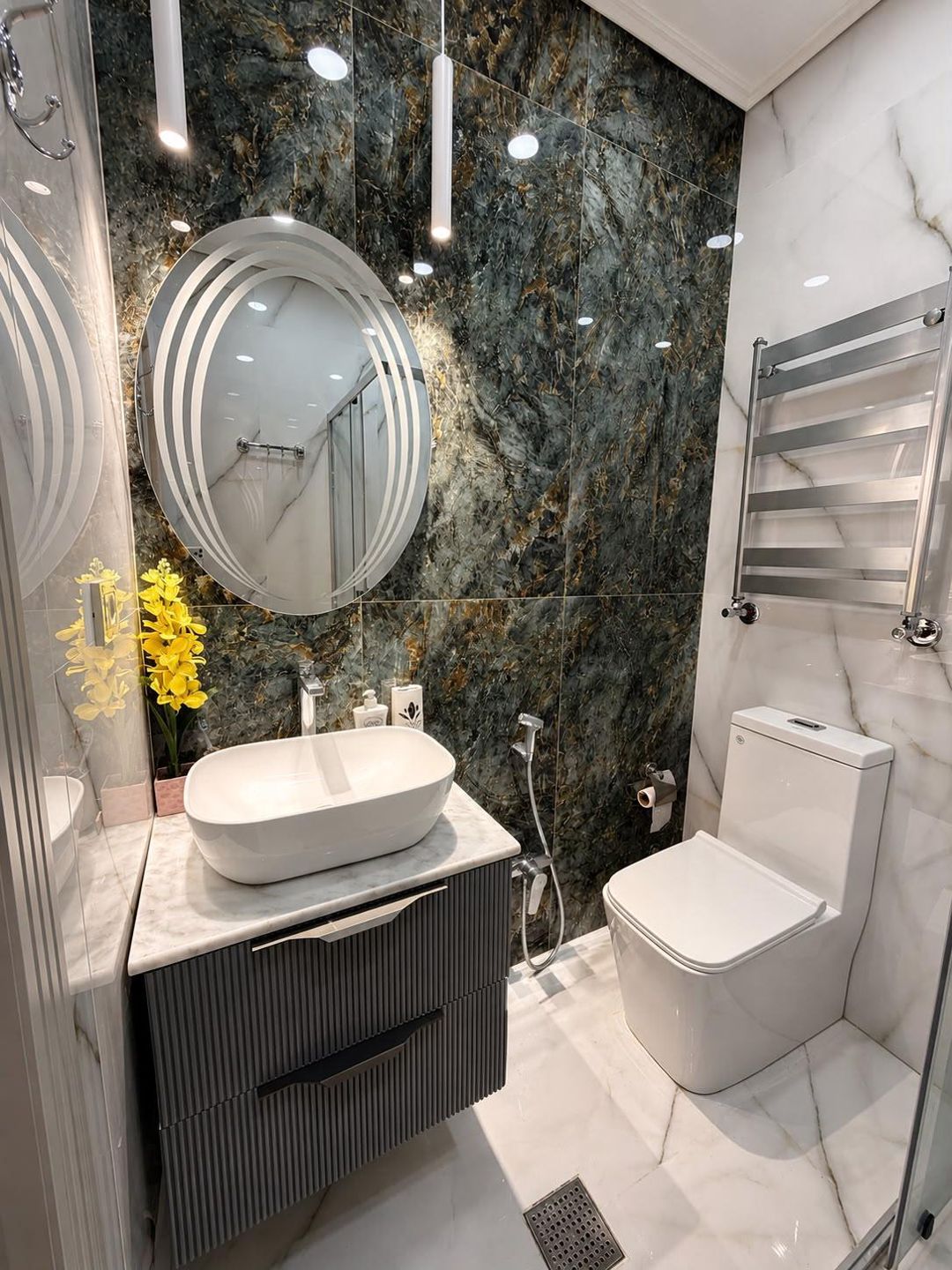 3 otaqlı mənzil, 129 m², Salatın Əsgərova küç., Blok 3 (28 Park Residence) — Mənzil, Bakı (12)