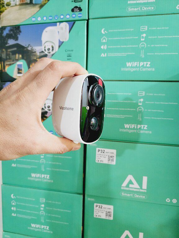 Wi-Fi PTZ kamera 360°FHD 3MP+32GB — Ağıllı ev və təhlükəsizlik, Bakı (2)