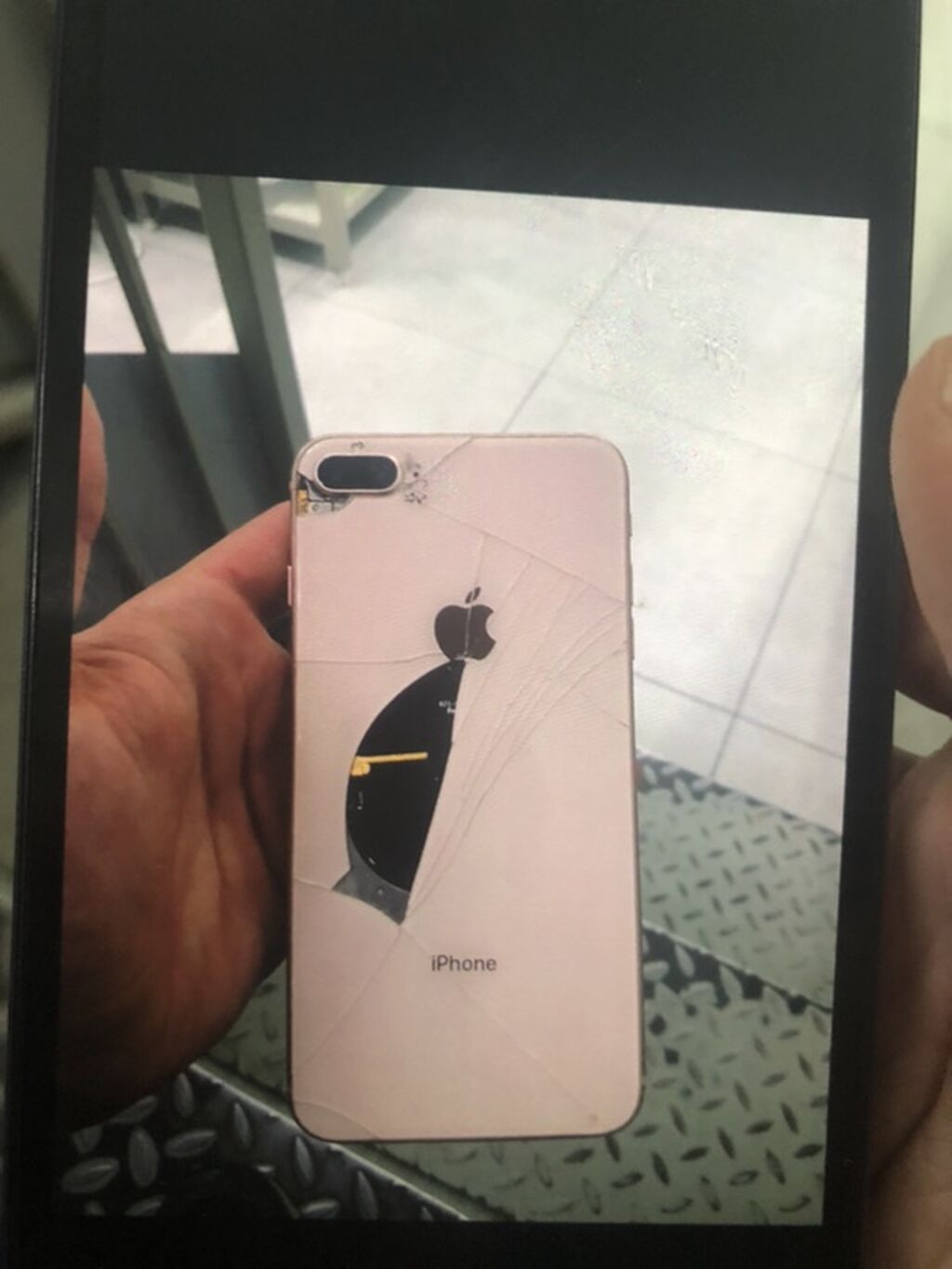 IPhone 8 Plus, Rose Gold, Qırıq — Apple iPhone, Xırdalan (4)