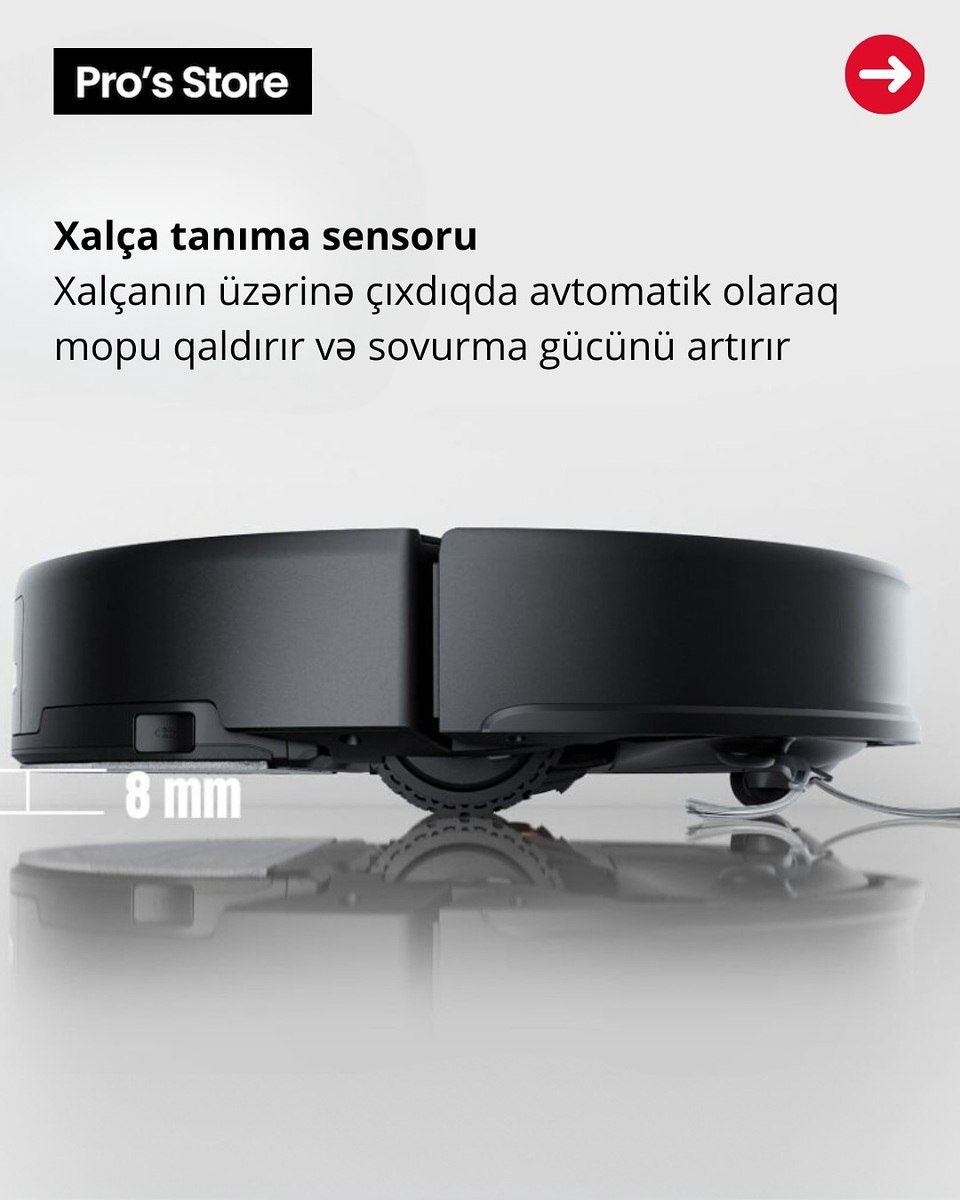 Robot-tozsoran Roborock S8 Pro — Ev texnikası, Bakı (5)