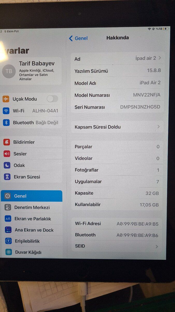 Apple iPhone Air Sky Blue 256GB/8GB — Smartfonlar, Bakı (3)