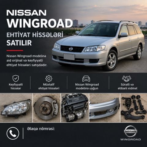 Nissan Wingroad ehtiyat hissələri — Bakı