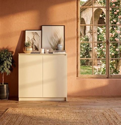Komod 4076, bej, laminat, 80x70x40 sm — Bakı