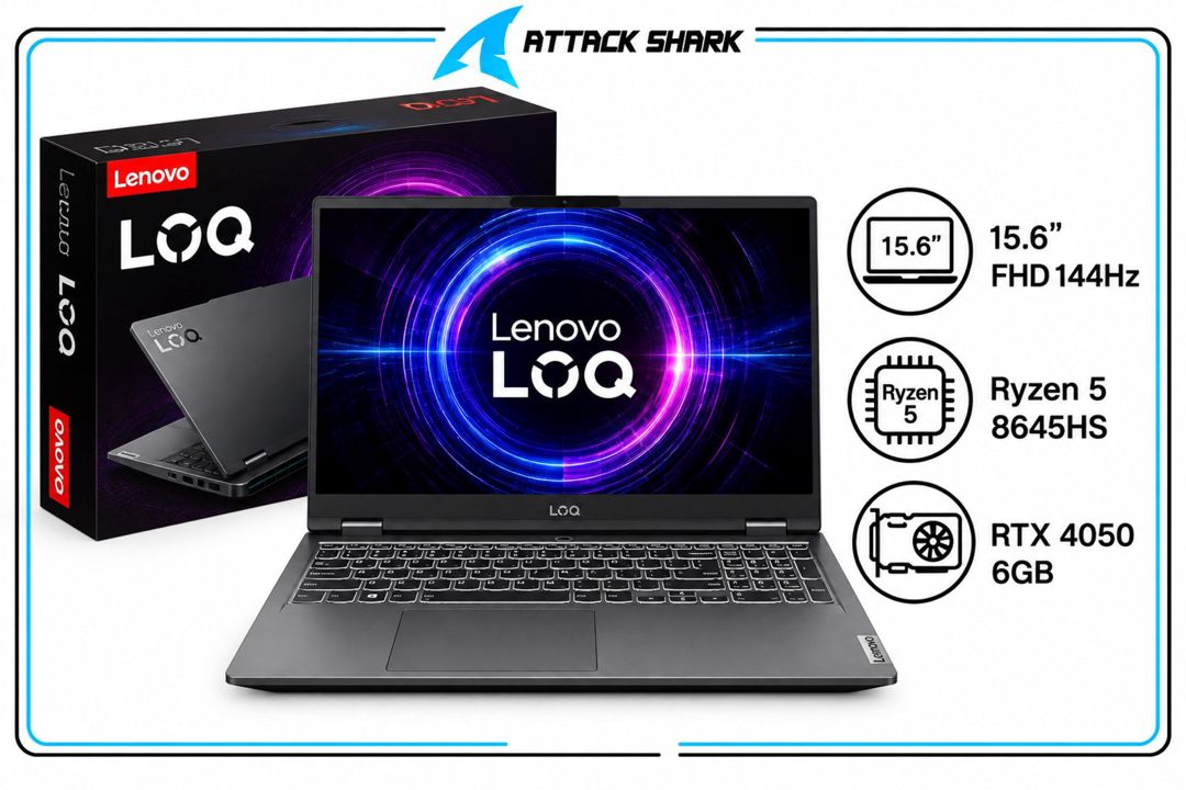 Lenovo loq 15AHP9 (83DX00BNRK) Ryzen 5 8645HS / 16GB / 1TB / RTX 4050 6GB/ FHD 15.6" ips 144Hz — Noutbuklar, Bakı