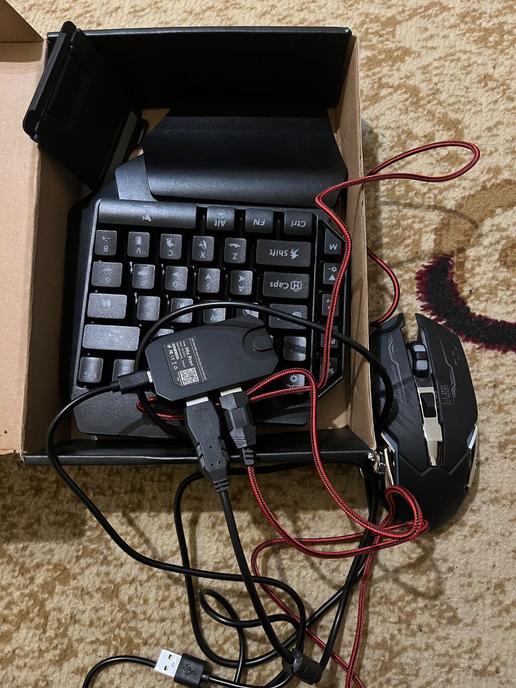 Oyun üçün klaviatura + siçan + adapter dəsti Əlaqə Nömrəsi: 050 736 — Digər, Lənkəran (2)