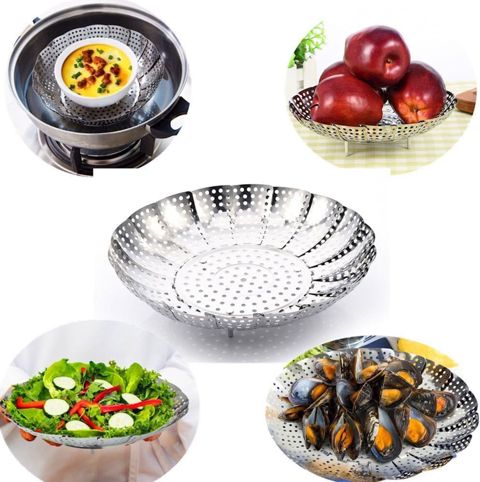 Buxarda bişirmək üçün qab-qacaq DX56, 9x15 sm, paslanmayan polad, gümüşü — Bakı