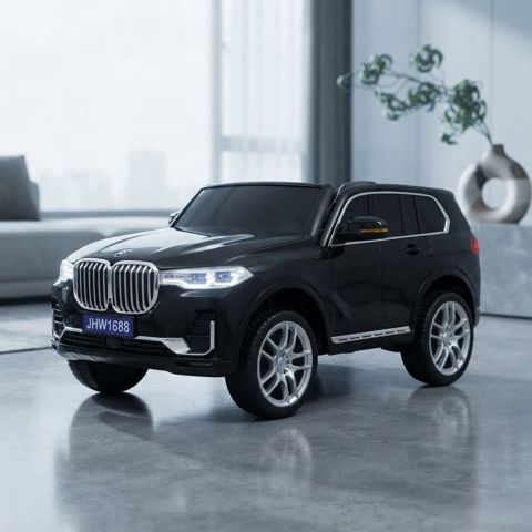 Uşaq elektrik avtomobili, 7 yaşa qədər, 1 yer, 5-8 km/s, qara — Bakı