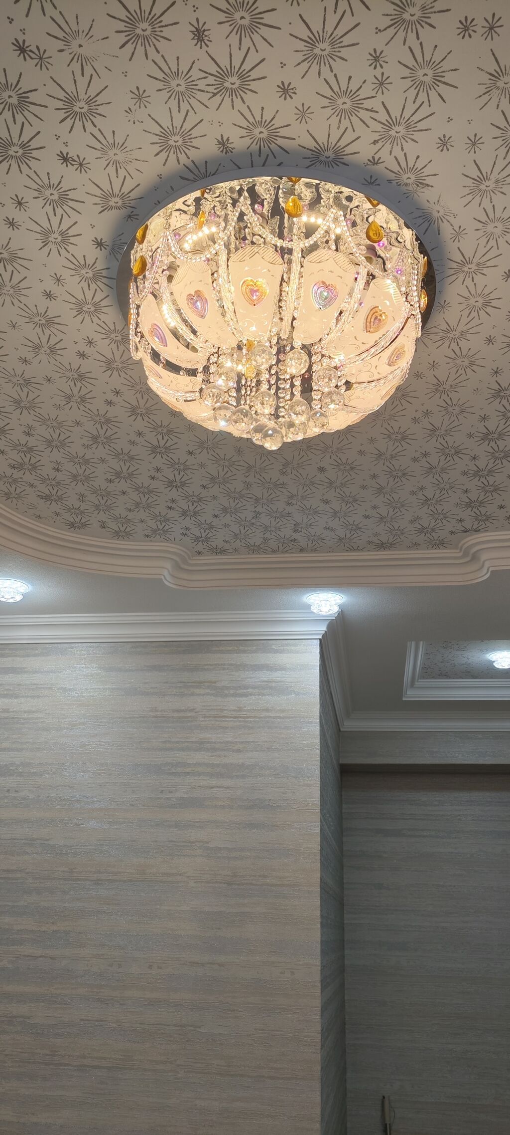 Led Çılçıraq, 4 və daha çox lampa, Xrustal — Tavan is?qlar? v? cilc?raqlar, Bakı (6)