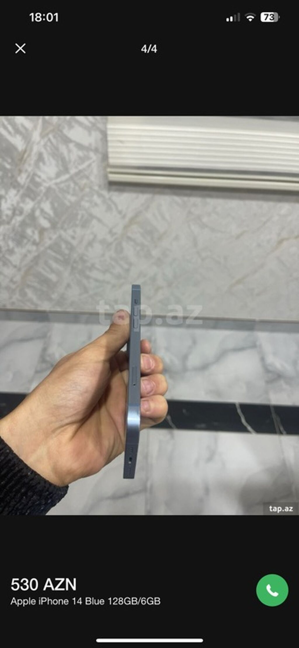 IPhone 14, 128 GB, Mavi — Apple iPhone, Bakı (4)