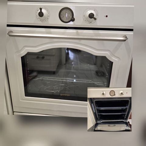 Gorenje ankastr soba – klassik ağ dizayn, şüşə qapılı ön pəncərə və — Min bir xirdavat dunyasi