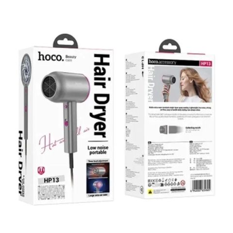 Hoco HP13 Saç Feni — 1600W, isti və soyuq hava Hoco HP13 gündəlik saç — Bakı
