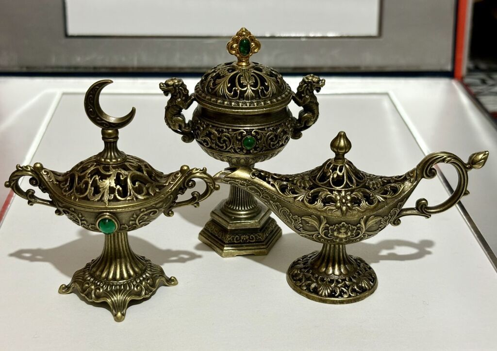 Fiqur, Metal, rəng - Qızılı — Heykəlciklər və fiqurlar, Masazır