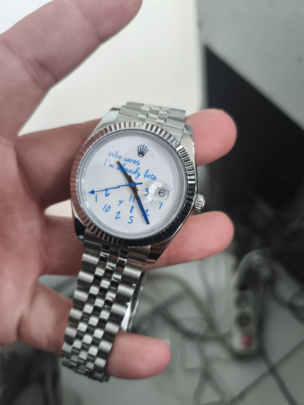 “Who cares I’m already late”. rolexin saatidir tep tezedir demey — Qol saatları, Digah (2)