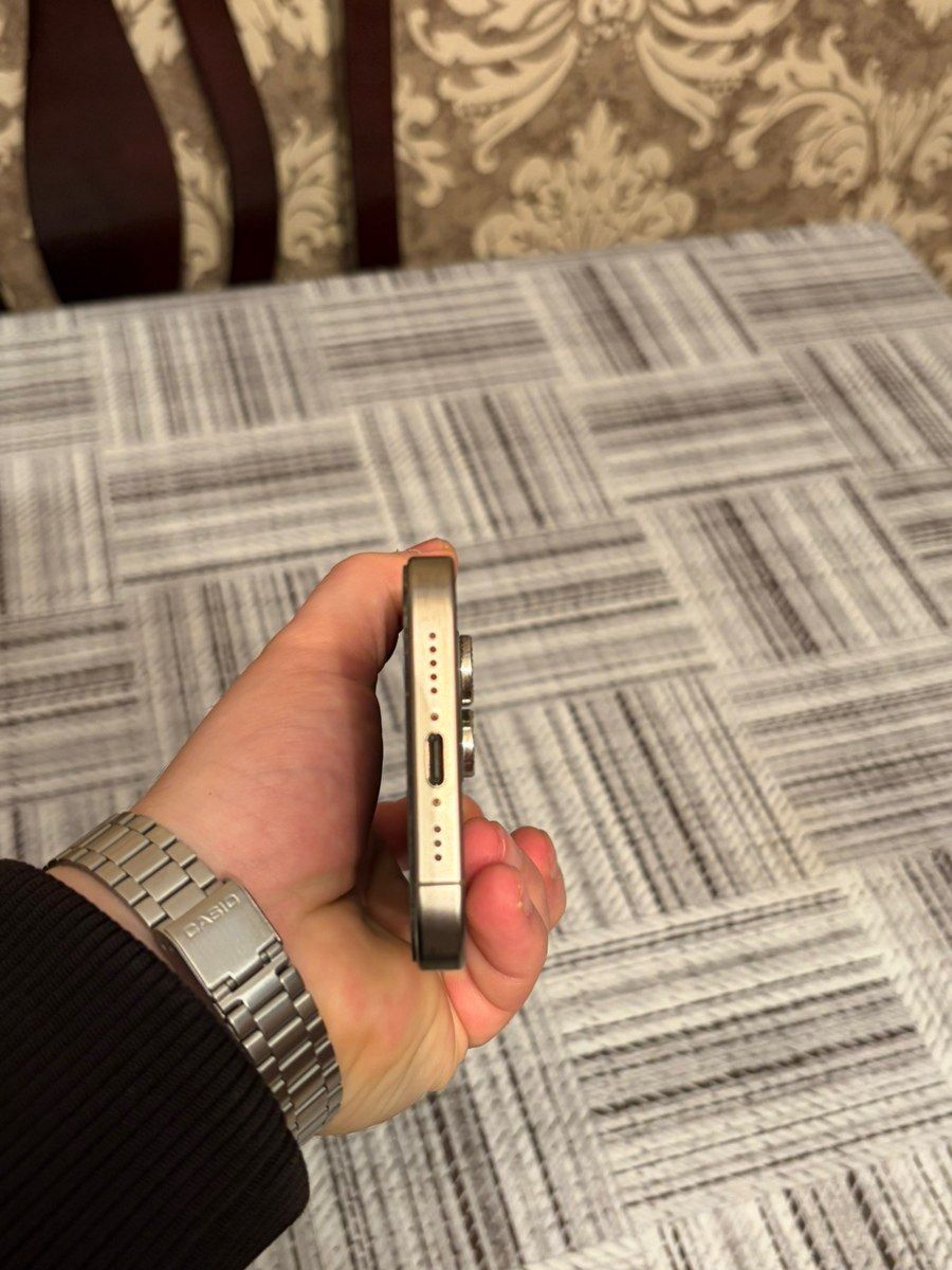 Apple iPhone 15 Pro Natural Titanium 128GB/8GB — Smartfonlar, Bakı (4)