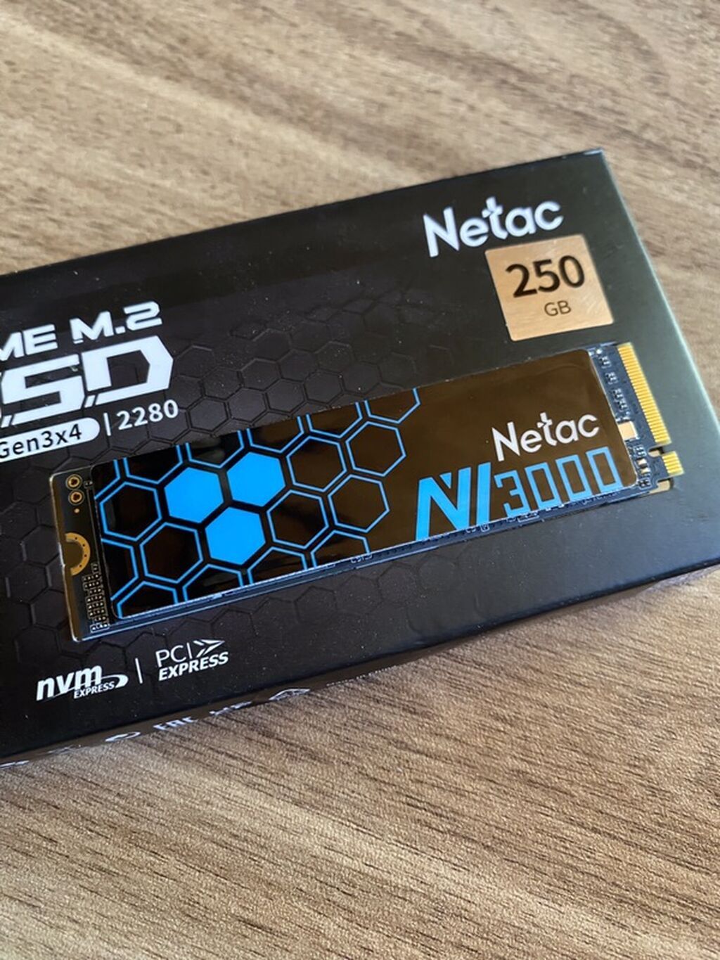 Netac M.2 NVMe SSD – 256 GB - Yaddaş tutumu: 256GB - Form-faktor: M.2 — Sabit diskləri, Bakı