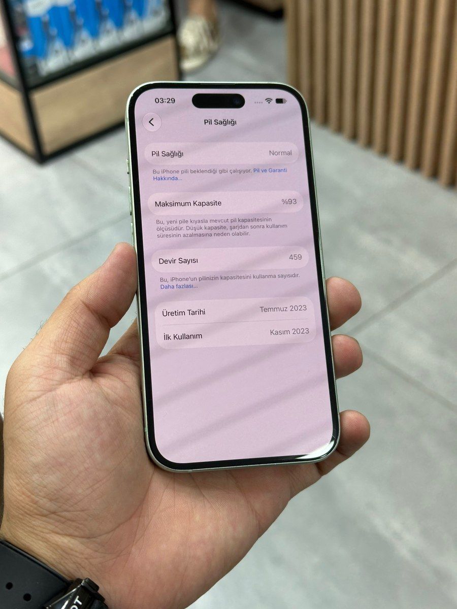 Apple iPhone 15 Green 256GB/6GB — Smartfonlar, Bakı (6)