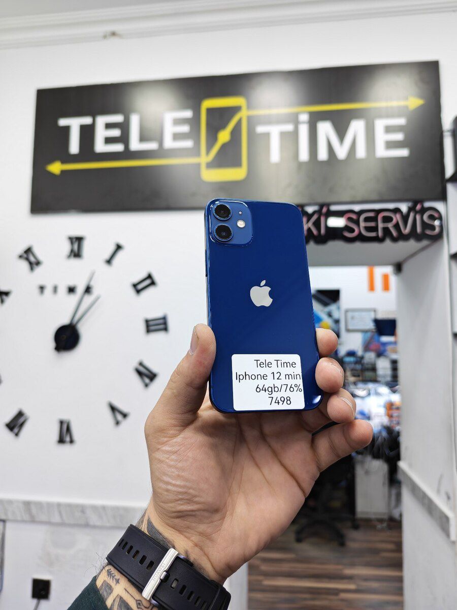 Apple iPhone 12 Mini Blue 64GB/4GB — Smartfonlar, Bakı
