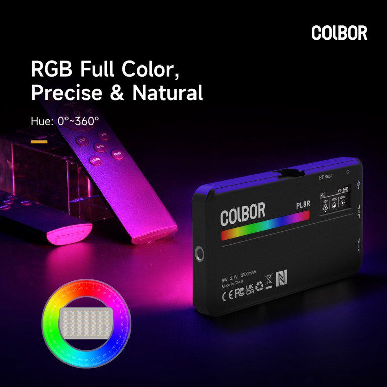 “Colbor PL8R Mark II” RGB video işığı — Foto və video texnikası, Bakı (5)