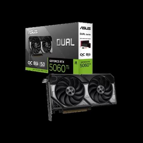 ASUS Dual GeForce RTX 5060 Ti 8GB GDDR7 OC Edition (DUAL-RTX5060TI-O8G — Bakı