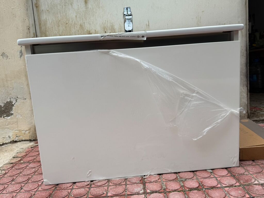 Creavit hamam dəsti – lavabo və alt dolab Üzərində Vitra kran və — Lavabolar, Bakı (2)