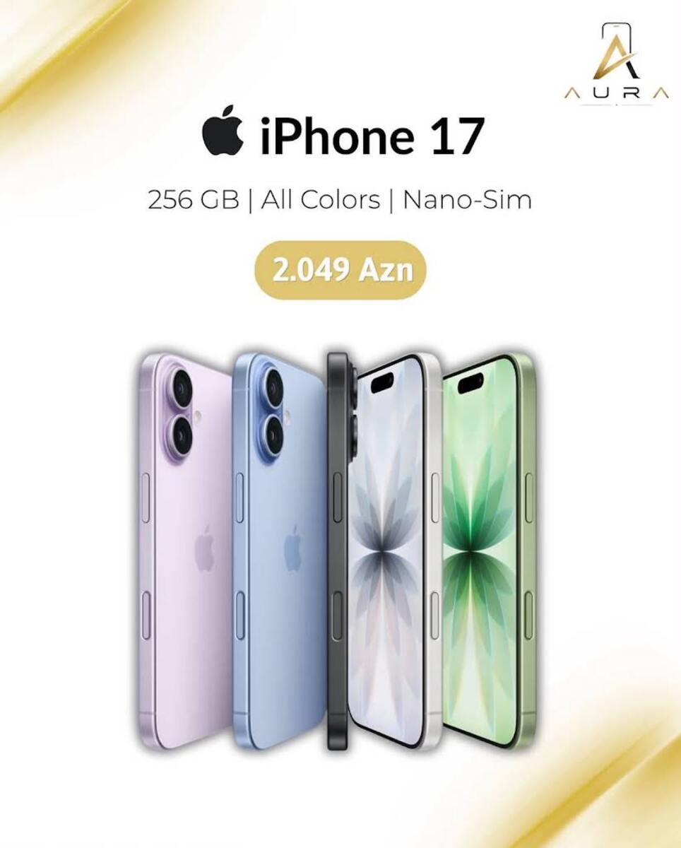 Apple iPhone 17 Lavender 256GB/8GB — Smartfonlar, Bakı (2)
