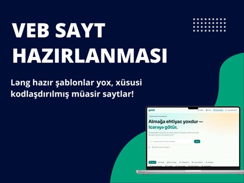 Müasir veb saytların hazırlanması — Bakı