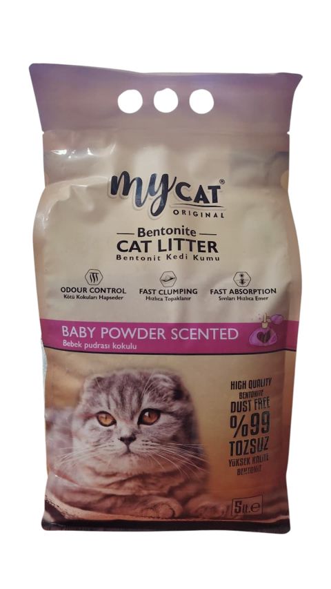 Pişik tualeti üçün doldurucu My Cat Baby Powder, 5 l — Bakı