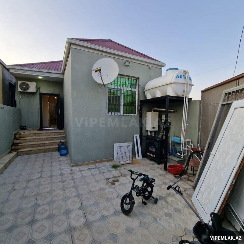 Sabunçu rayonunda 2 otaqlı Həyət evi Kirayə verilir, 70 m² — Ev, villa, Bakı (8)