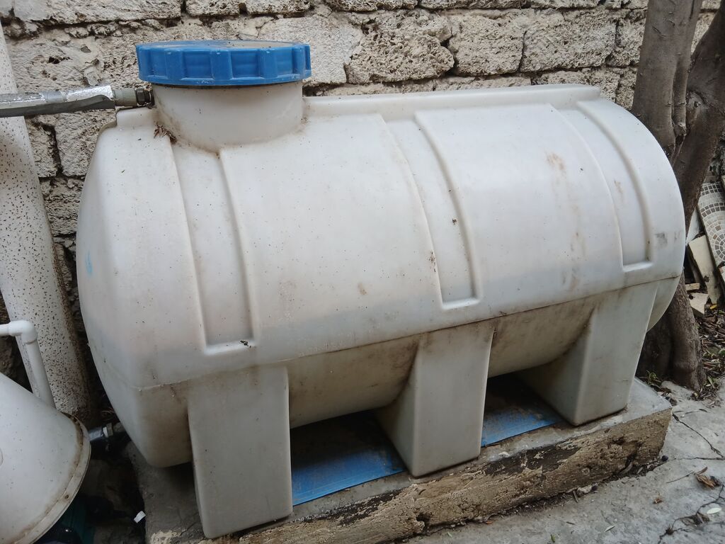 Plastik su çəni - Material: Qalın divarlı polietilen (UV-dayanıqlı) — Su çənləri, kanisterləri, bochkalar, Bakı (2)