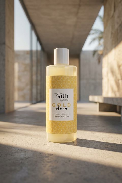 Duş geli The Bath Factory Gold Aura 400 ml — Bakı