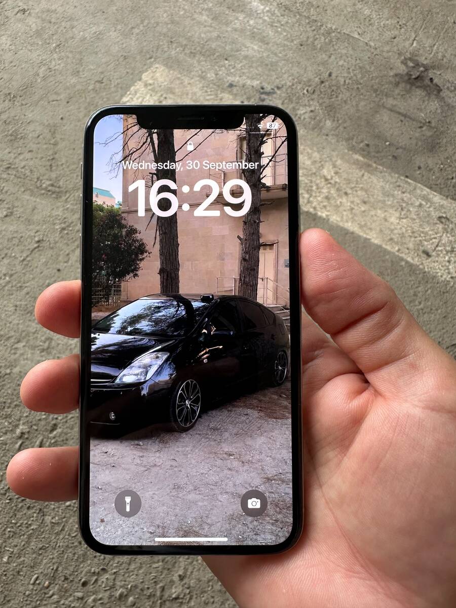 Apple iPhone X Silver 64GB/3GB — Smartfonlar, Bakı (4)