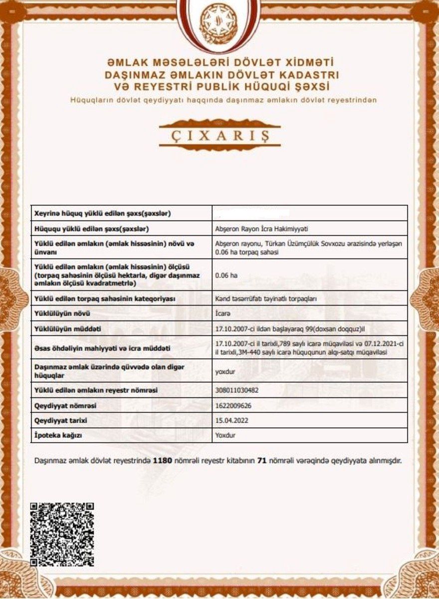 Satılır torpaq 6 sot — Torpaq, Bakı (10)